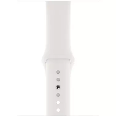 Apple Watch Series 4 44 mm (GPS) Silver Aluminum Case with White Sport Band (MU6A2) - 2