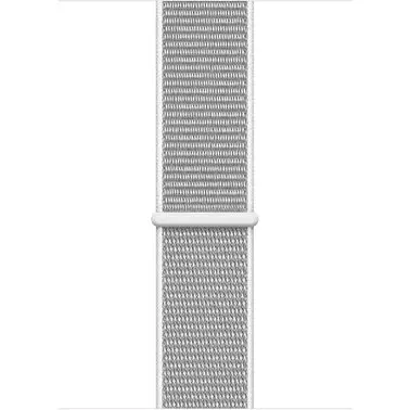 Apple Watch Series 4 44 mm (GPS + LTE) Silver Aluminum Case with Seashell Sport Loop (MTUV2) - 2