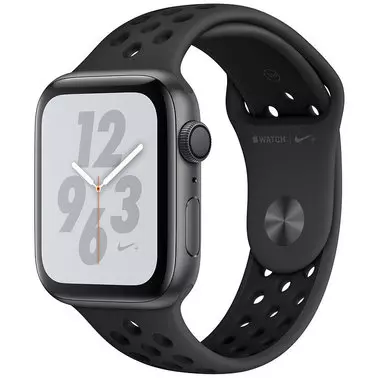 Apple Watch Series 4 Nike+ 44 mm (GPS) Space Gray Aluminum Case with Anthracite/Black Nike Sport Band (MU6L2)