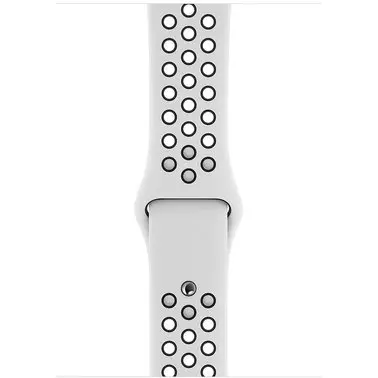 Apple Watch Series 4 Nike+ 44 mm (GPS + LTE) Silver Aluminum Case with Pure Platinum/Black Nike Sport Band (MTXC2/MTXK2) - 2