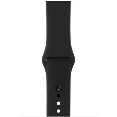 Apple Watch Series 3 38 mm (GPS + LTE) Space Gray Aluminum Case with Black Sport Band (MQJP2) - 2