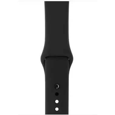 Apple Watch Series 3 42 mm (GPS + LTE) Space Black Stainless Steel Case with Black Sport Band (MQK92) - 2