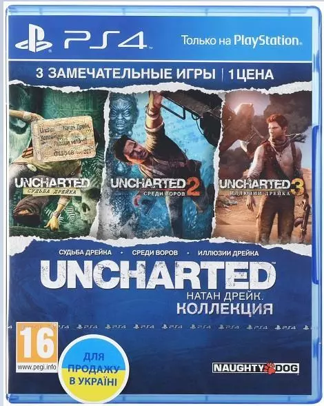 Игра Uncharted: Натан Дрейк Коллекция UA