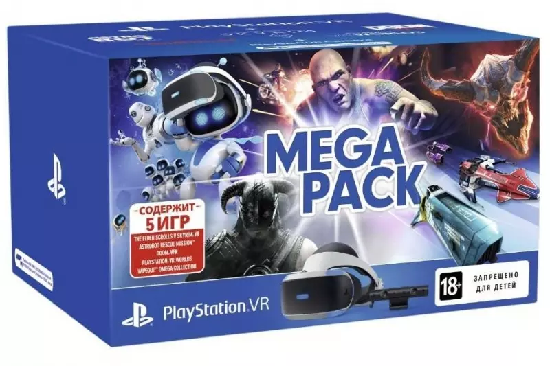 Комплект PS VR Mega Pack (PS VR, PS Camera, 5 Games)