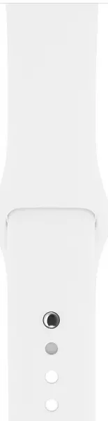 Apple Watch Series 3 42 mm (GPS) Silver Aluminium Case with White Sport Band (MTF22) - 2