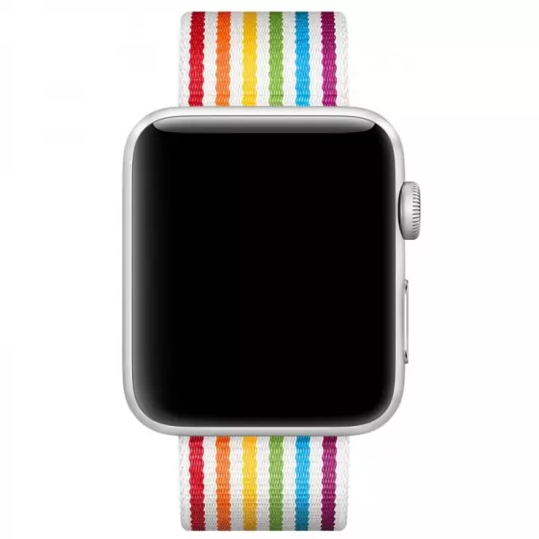 Ремешок для Apple Watch 42-44mm Woven Nylon Band Pride Edition (MRY32) - 2