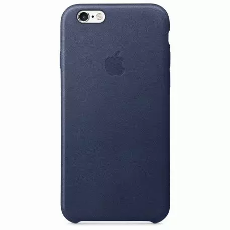 Чехол для Apple iPhone 6s Leather Case Midnight Blue (MKXU2)