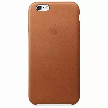 Чехол для Apple iPhone 6s Leather Case Saddle Brown (MKXT2)