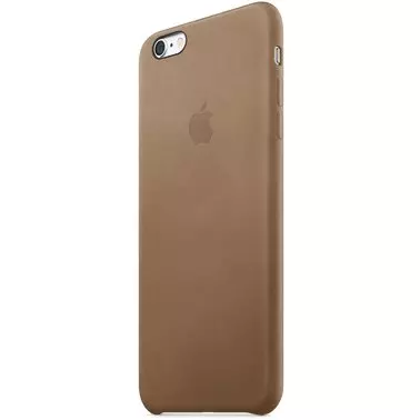 Чехол для Apple iPhone 6s Plus Leather Case Brown (MKX92) - 1