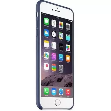 Чехол для Apple iPhone 6s Plus Leather Case Midnight Blue (MGQV2ZM/A) - 3