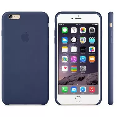 Чехол для Apple iPhone 6s Plus Leather Case Midnight Blue (MGQV2ZM/A) - 4