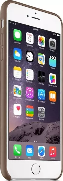 Чехол для Apple iPhone 6s Plus Leather Case Olive Brown (MGQR2ZM/A) - 4