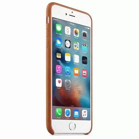 Чехол для Apple iPhone 6s Plus Leather Case Saddle Brown (MKXC2) - 2