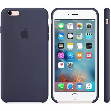 Чехол для Apple iPhone 6s Plus Silicone Case Charcoal Gray (MKXJ2) - 4