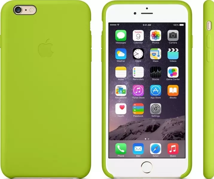 Чехол для Apple iPhone 6s Plus Silicone Case Green (MGXX2ZM/A) - 5