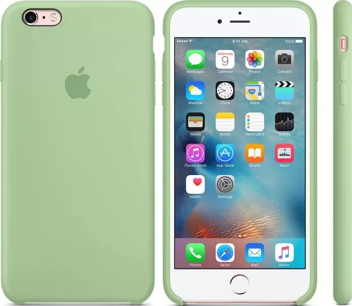 Чехол для Apple iPhone 6s Plus Silicone Case Mint (MM692) - 1