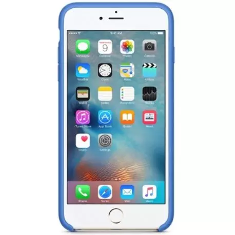 Чехол для Apple iPhone 6s Plus Silicone Case Royal Blue (MM6E2) - 1