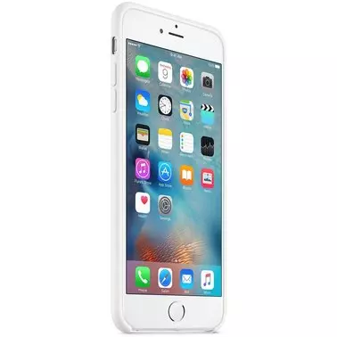 Чехол для Apple iPhone 6s Plus Silicone Case White (MKXK2) - 2