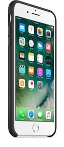 Чехол для Apple iPhone 8 Plus / 7 Plus Silicone Case Black (MMQR2/MQGW2) - 1