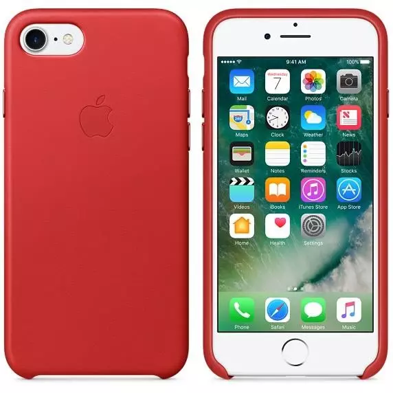 Чехол для Apple iPhone 8 / 7 Leather Case (PRODUCT) RED (MMY62) - 2