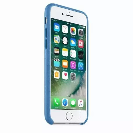Чехол для Apple iPhone 8 / 7 Leather Case Sea Blue (MMY42) - 1