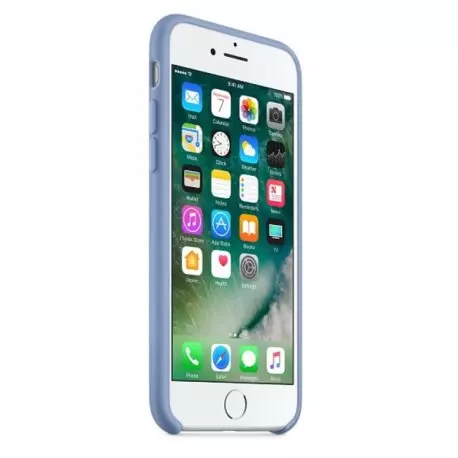 Чехол для Apple iPhone 8 / 7 Silicone Case Azure (MQ0J2) - 1