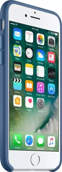 Чехол для Apple iPhone 8 / 7 Silicone Case Ocean Blue (MMWW2) - 1