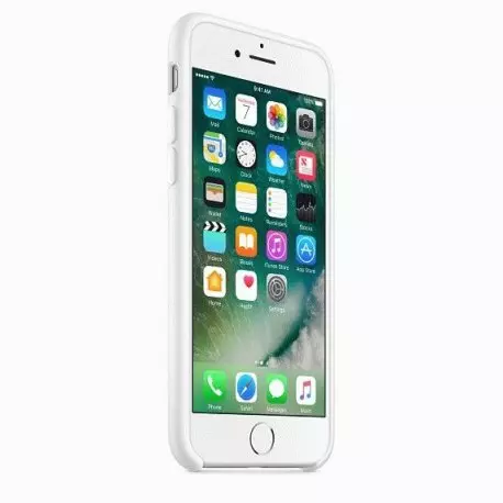 Чехол для Apple iPhone 8 / 7 Silicone Case White (MMWF2/MQGL2) - 1