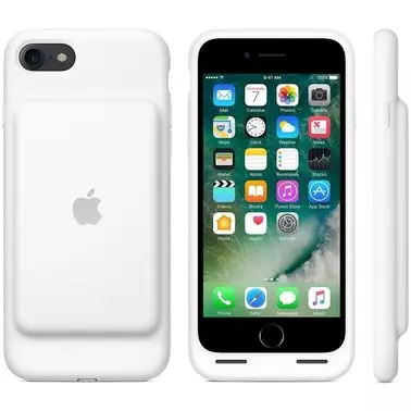 Чехол для Apple iPhone 8 / 7 Smart Battery Case White (MN012) - 1