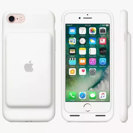 Чехол для Apple iPhone 8 / 7 Smart Battery Case White (MN012) - 2