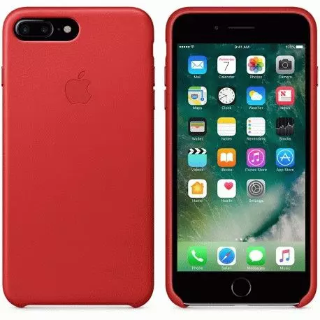 Чехол для Apple iPhone 7 Plus Leather Case (PRODUCT) RED (MMYK2) - 2