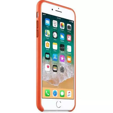 Чехол для Apple iPhone 8 Plus / 7 Plus Leather Case Bright Orange (MRGD2) - 1