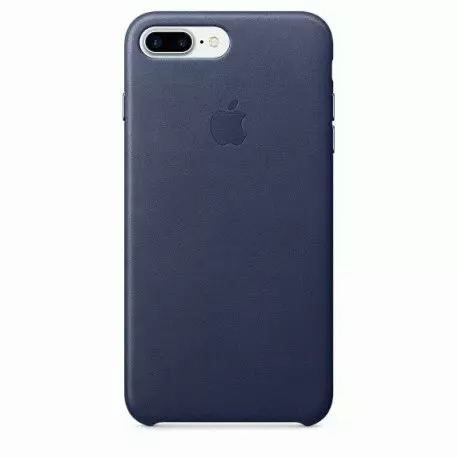Чехол для Apple iPhone 8 Plus / 7 Plus Leather Case Midnight Blue (MMYG2/MQHL2)