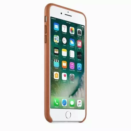 Чехол для Apple iPhone 8 Plus / 7 Plus Leather Case Saddle Brown (MMYF2/MQHK2) - 1