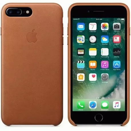 Чехол для Apple iPhone 8 Plus / 7 Plus Leather Case Saddle Brown (MMYF2/MQHK2) - 2