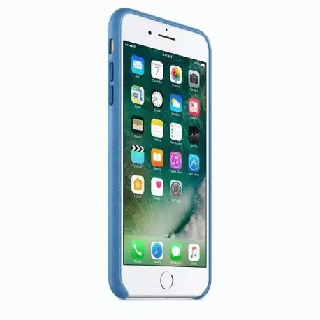 Чехол для Apple iPhone 8 Plus / 7 Plus Leather Case Sea Blue (MMYH2) - 1