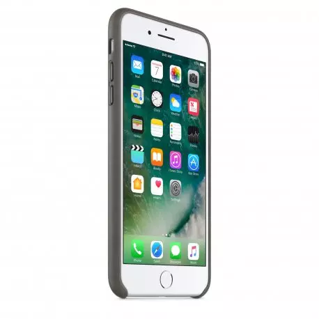 Чехол для Apple iPhone 8 Plus / 7 Plus Leather Case Storm Gray (MMYE2) - 1