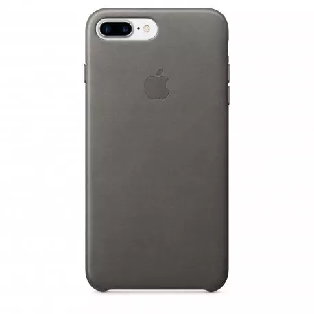 Чехол для Apple iPhone 8 Plus / 7 Plus Leather Case Storm Gray (MMYE2)