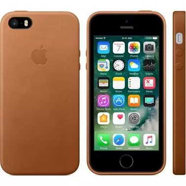 Чехол для Apple iPhone SE Leather Case Saddle Brown (MNYW2) - 1