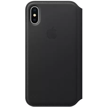 Чехол для Apple iPhone X Leather Folio Case Black (MQRV2)