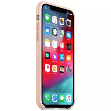 Чехол для Apple iPhone XS Silicone Case Pink Sand (MTF82) - 1