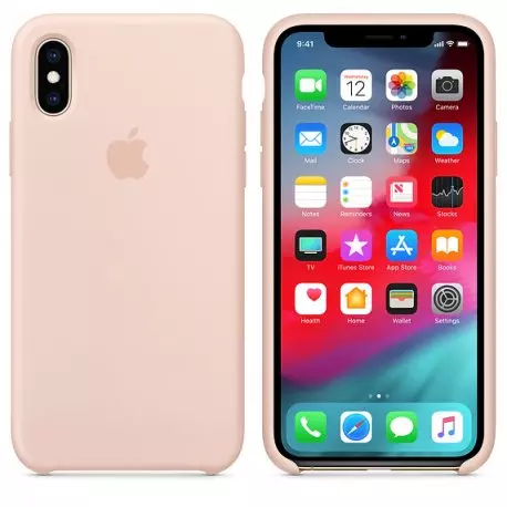 Чехол для Apple iPhone XS Silicone Case Pink Sand (MTF82) - 2