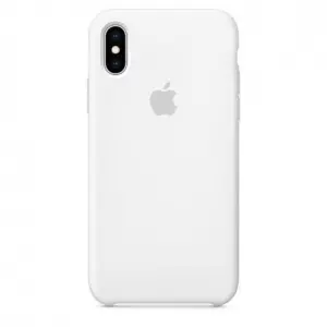 Чехол для Apple iPhone XS Silicone Case White (MRW82)