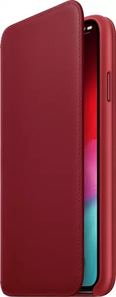 Чехол для Apple iPhone XS Max Leather Folio Case (PRODUCT) RED (MRX32) - 1