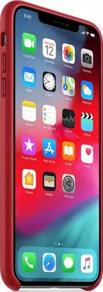 Чехол для Apple iPhone XS Max Leather Case (PRODUCT) RED (MRWQ2) - 1