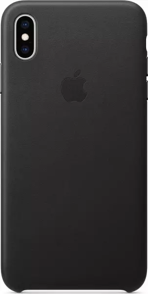 Чехол для Apple iPhone XS Max Leather Case Black (MRWT2)