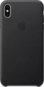 Чехол для Apple iPhone XS Max Leather Case Black (MRWT2)