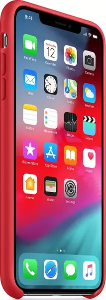 Чехол для Apple iPhone XS Max Silicone Case (PRODUCT) RED (MRWH2) - 1