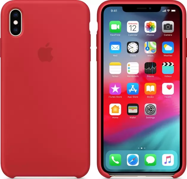 Чехол для Apple iPhone XS Max Silicone Case (PRODUCT) RED (MRWH2) - 2