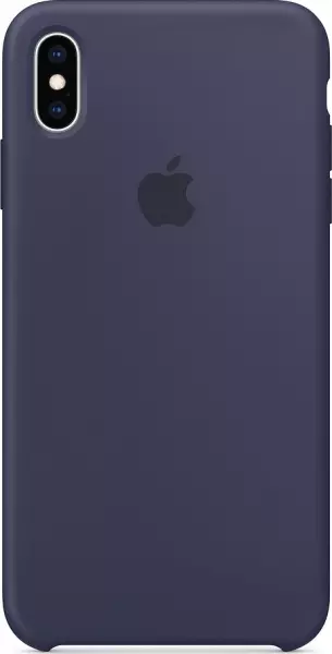 Чехол для Apple iPhone XS Max Silicone Case Midnight Blue (MRWG2)